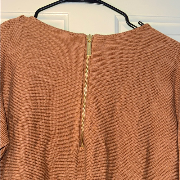 MICHAEL Michael Kors Brown Sweatshirt with Gold Zipper - Picture 7 of 7